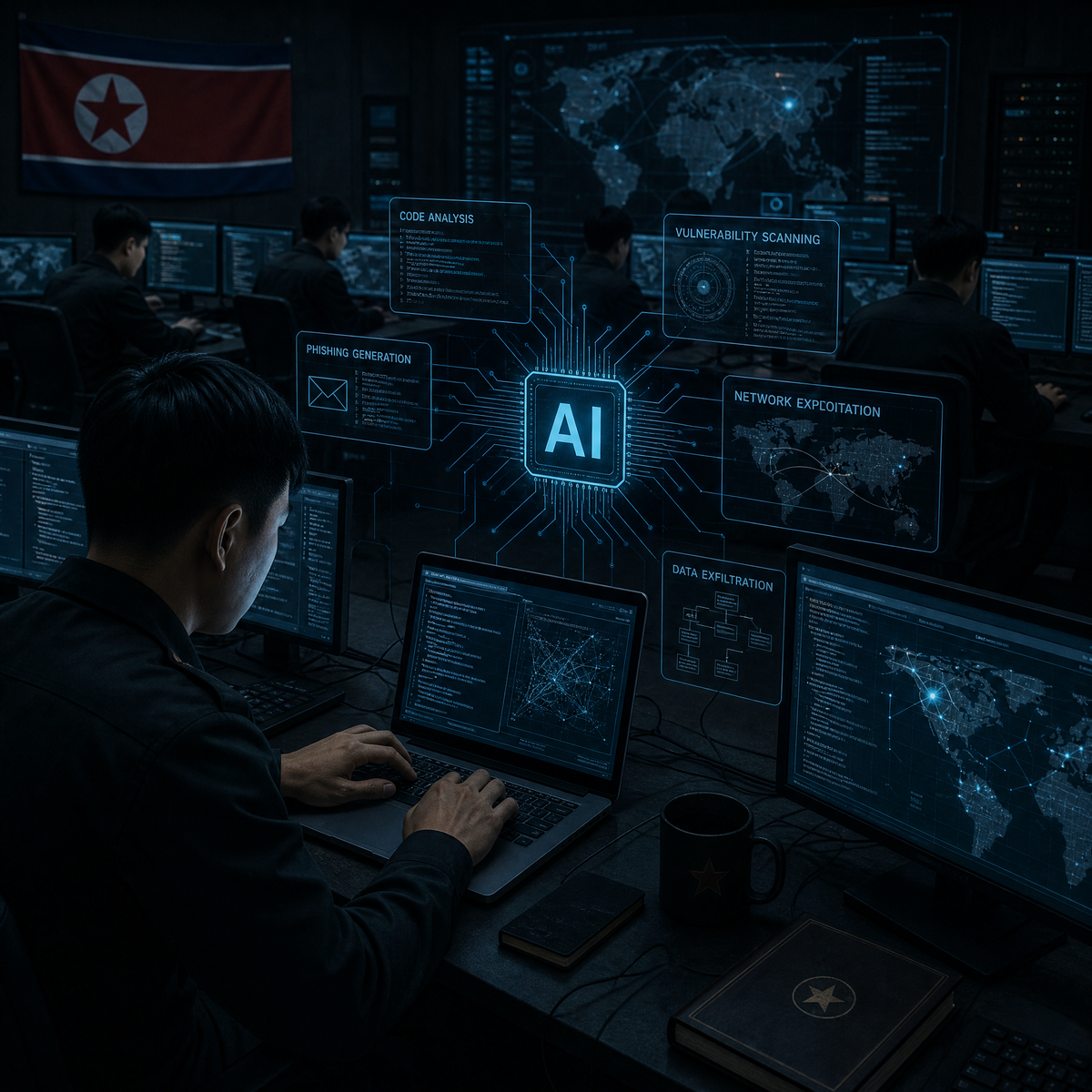 AI로 해킹코드 짠 북한 ‘김수키’…해킹 자동화 현실화