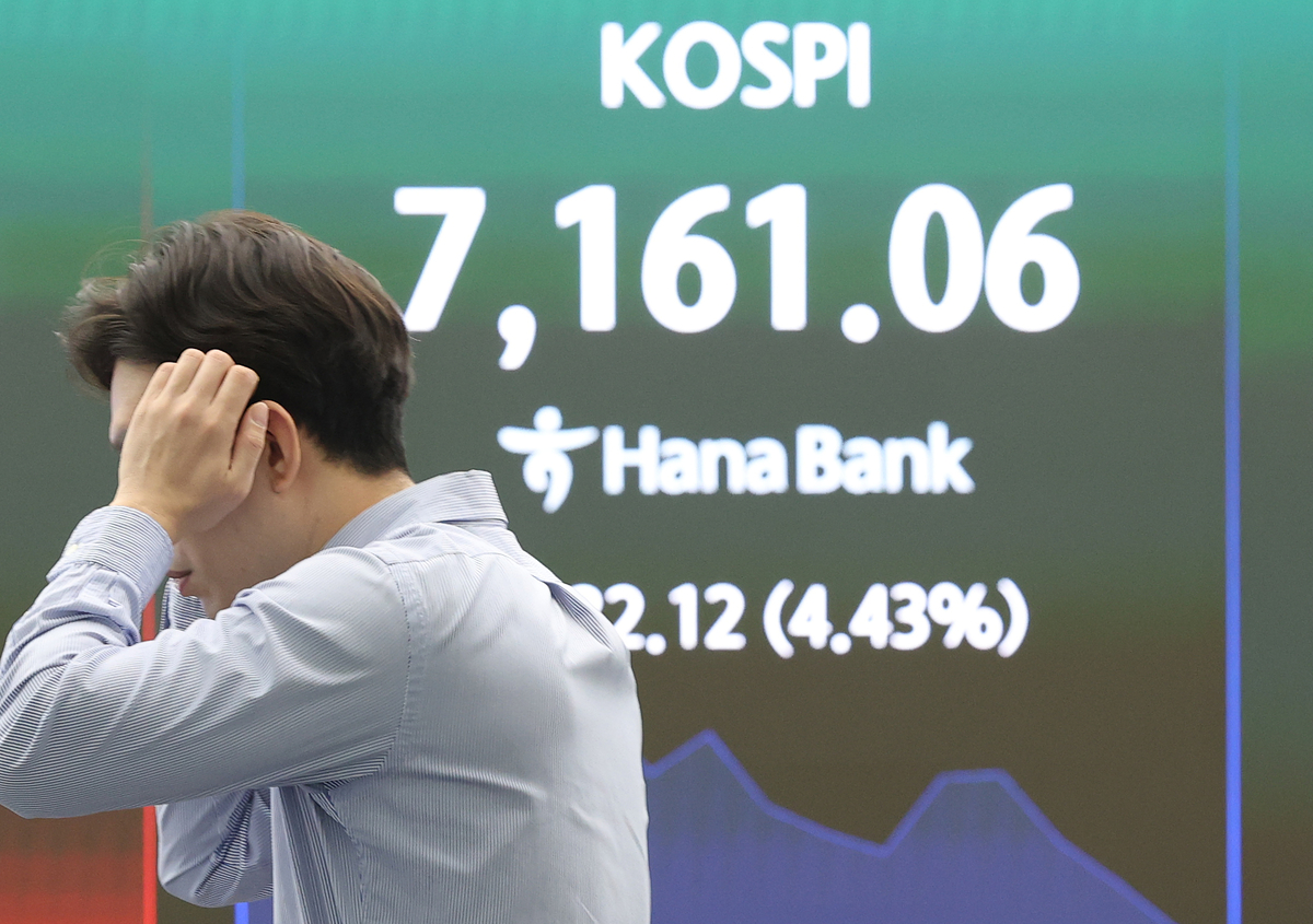 [속보] 코스피 또 급락…매도 사이드카 발동