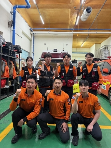 포천소방서 대원들 [포천소방서 제공]