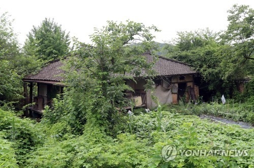 농촌 빈집. [연합뉴스]