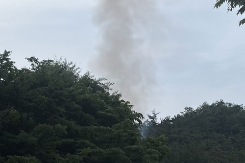 화재 현장 [독자 제공=연합뉴스]