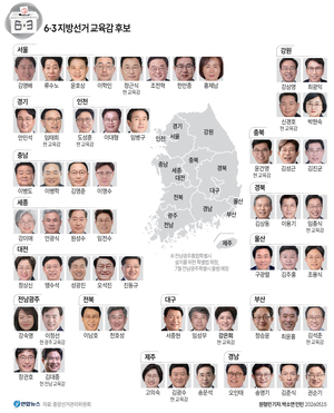 [6·3지방선거] 진보교육감 시대 굳어졌다… TK 제외 싹쓸이