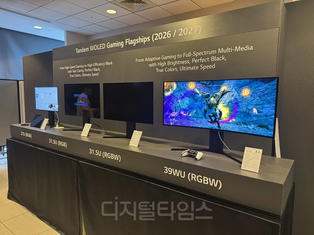 LG디스플레이의 차세대 게이밍 OLED 플래그십 라인업.