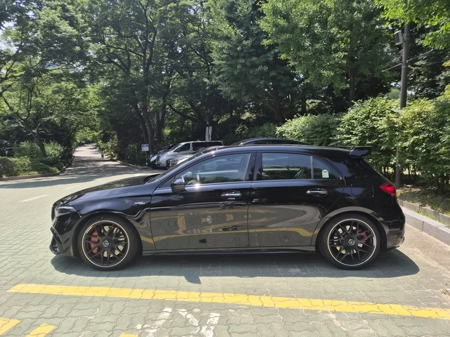 메르세데스-AMG A 45 S 4MATIC+ 측면부. 임주희 기자

