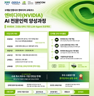 경과원, 글로벌 빅테크와 손잡고 AI 전문인력 60명 양성