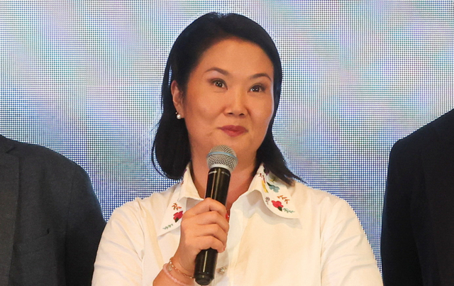 페루 대선서 승리한 후지모리 후보. 로이터 연합뉴스.
