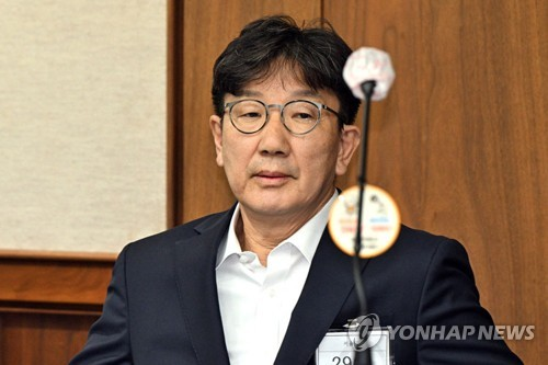 공판 출석한 권성동 의원 [연합뉴스]