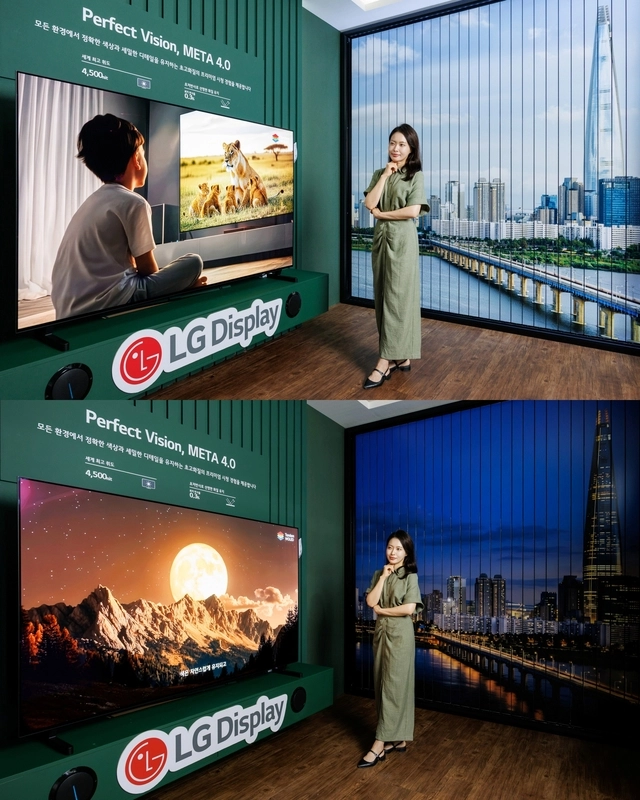 83인치 OLED TV 패널. LG디스플레이 제공