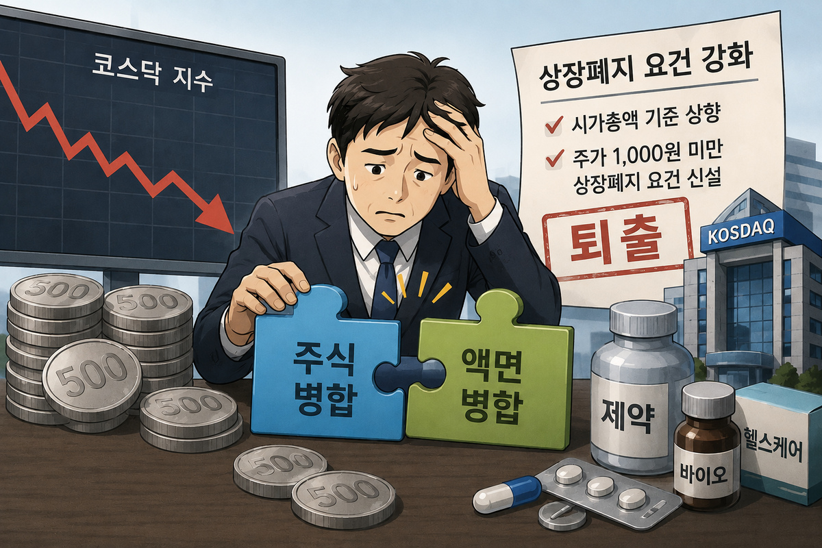 "살아야 한다"...제약·바이오·헬스 '동전주' 퇴출 피하려 릴레이 ... - 뉴스 썸네일 이미지