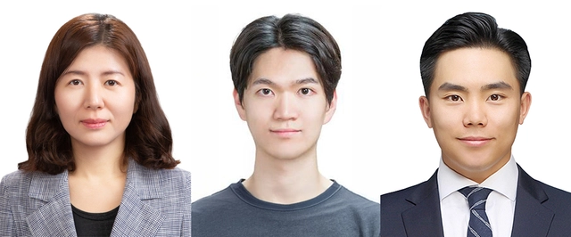 이현주 (왼쪽부터) GIST AI학과 이현주 교수, 정민재 석사과정생, 박세진 전기전자컴퓨터공학과 박사. GIST 제공.