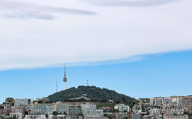 서울 남산타워 모습. 연합뉴스