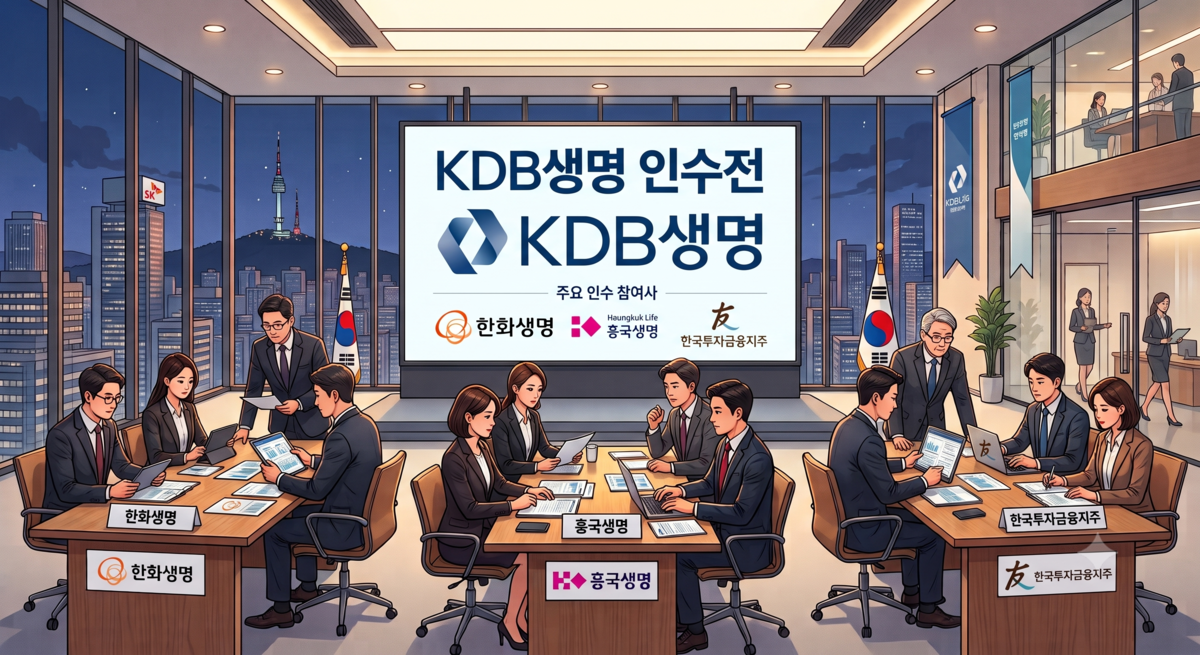 KDB생명 인수전에 뛰어든 한화·흥국·한투...3色 구상은 - 뉴스 썸네일 이미지