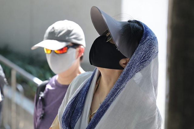 뙤약볕과의 전쟁 [연합뉴스]