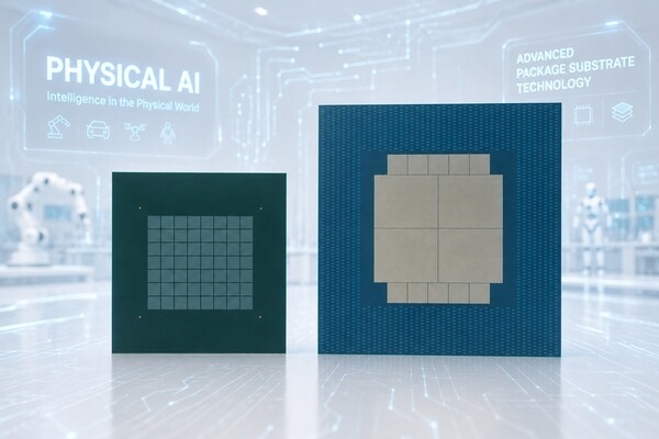 중국 PCB 업체들이 AI·광통신 등 고부가 시장에 대규모 투자를 단행하며 이비덴·신코전기·LG이노텍·삼성전기 등 한·일 선두권 기판 업체 추격에 속도를 내고 있다. 사진은 LG이노텍 초대면적 FC-BGA 기판 샘플 제품 2종
