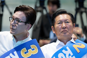 진보층 ‘정청래 우위’ 뒤집기에도 당심·호남 ‘김민석 선두’ 잇따라