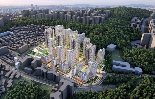 상도동 214번지 일대 신속통합기획 예상 조감도. [서울시 제공]