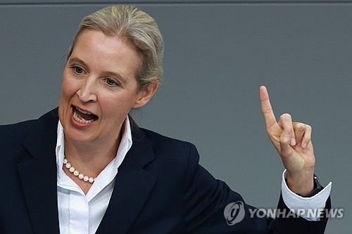 알리스 바이델 AfD 공동대표. EPA 연합뉴스 자료사진
