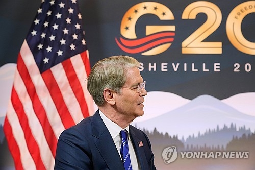 스콧 베선트 미 재무장관. AP 연합뉴스 자료사진