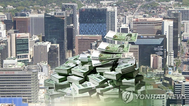 사실상 국민 세금 등으로 상환해야 하는 적자성 채무가 2030년 1300조원을 넘어설 전망이다. 연합뉴스 CG

