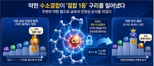 구리의 최강 결합력, ‘수소결합’에 흔들렸다