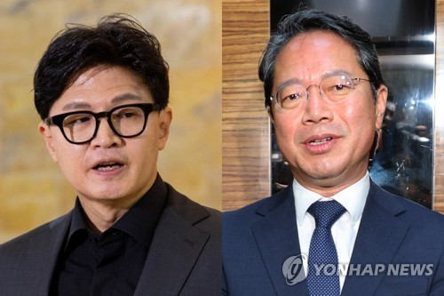 한동훈(왼쪽) 의원과 김승원 법무부 장관 후보자. [연합뉴스]