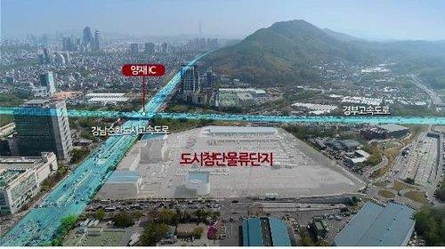 양재동 물류단지 부지. [하림그룹 제공]
