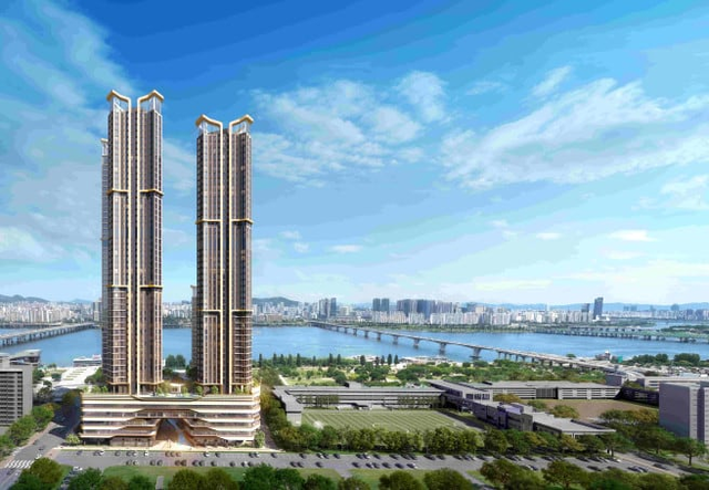 삼성물산 여의도 목화아파트 재건축 조감도. [삼성물산 제공]