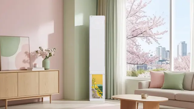 LG 휘센 AI 오브제컬렉션 뷰II 에어컨. LG전자 홈페이지