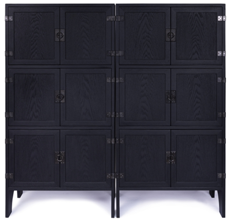 김동규, 삼층장, 500x350x1000cm, 느티나무, 참나무, 황동, 2026