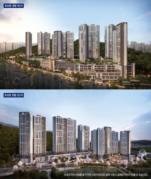 센텀2지구와 직선거리 약 320m '트리븐 센텀', 총 1,644세대 공급 예정