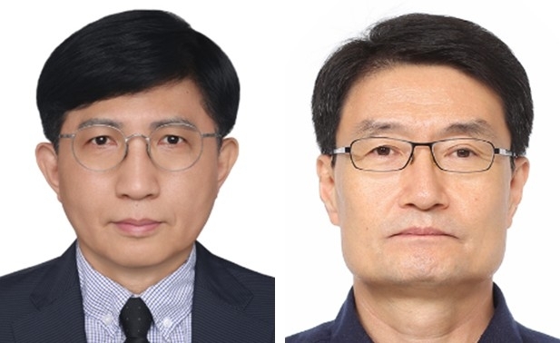 정우식(왼쪽) 한국원자력연구원 신임 원장, 강상희(오른쪽) 한국전기연구원 신임 원장. NST 제공.
