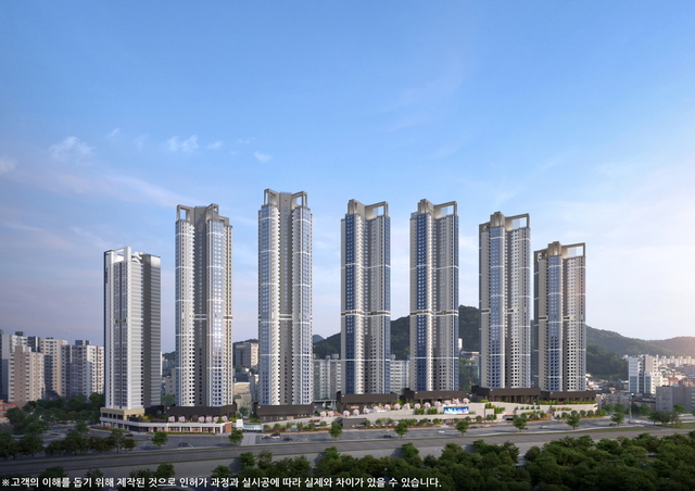 두산위브더제니스 부천 투시도. (두산건설 제공)