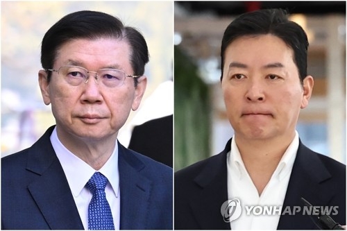 박종준(왼쪽) 전 경호처장과 김성훈 전 경호처 차장 [연합뉴스]