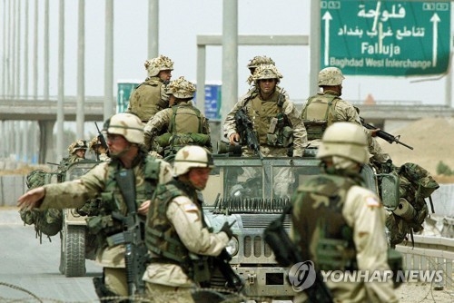 이라크전에 파병된 미군 병사들. EPA=연합뉴스