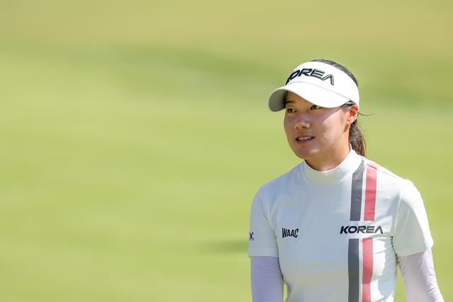3일 일본 아이치현 가스가이 컨트리클럽 동코스에서 열린 2026 아이치·나고야 아시안게임 여자 골프 4라운드에서 한국 대표팀 양윤서가 경기를 마친 뒤 아쉬워하고 있다. 연합뉴스