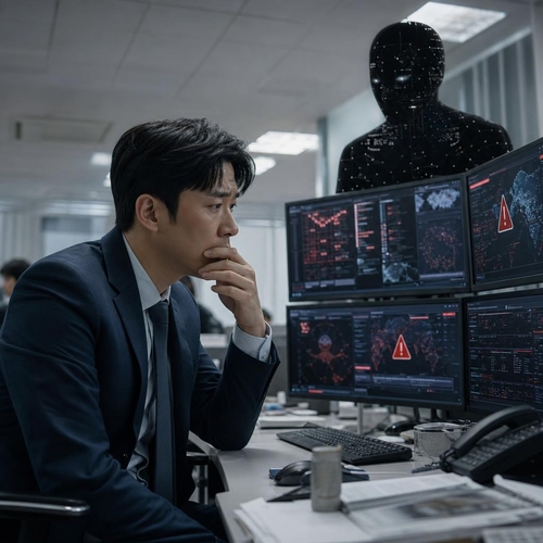 AI로 그린 일러스트.