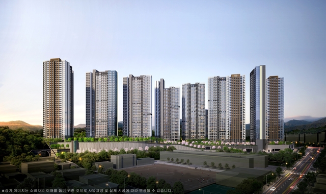 구미 파크원 데시앙 투시도.
