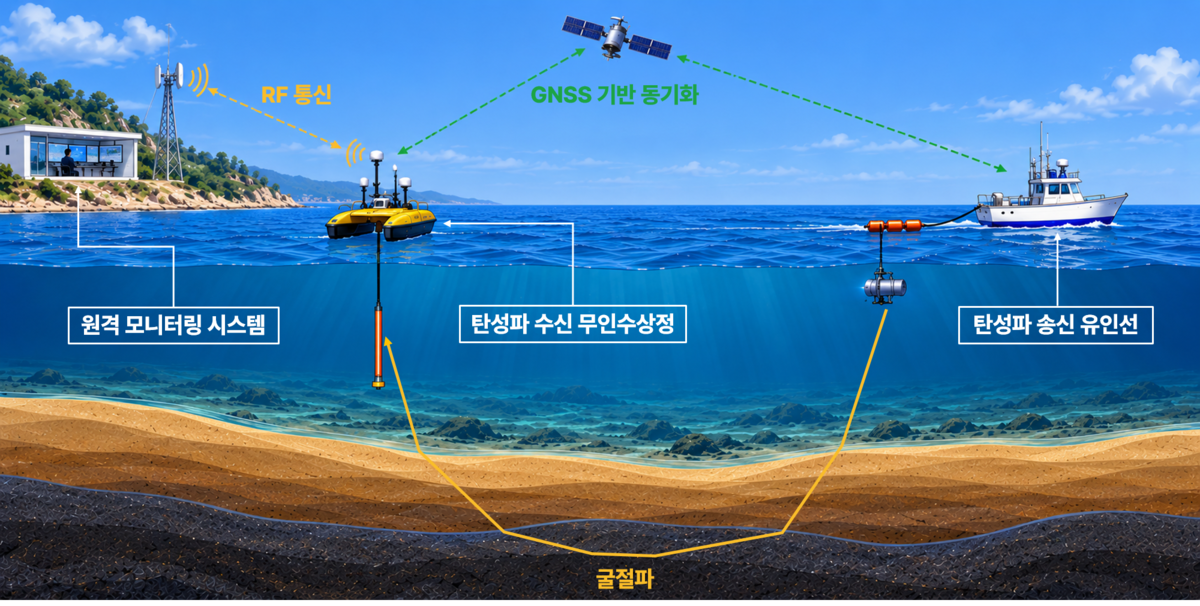"무인 해저탐사 시대 온다"...무인수상정 활용 탄성파 수신 검증 - 뉴스 썸네일 이미지