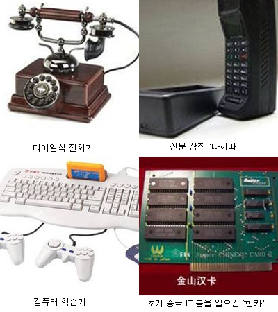 중국 개혁개방 30년 `추억의 IT제품`