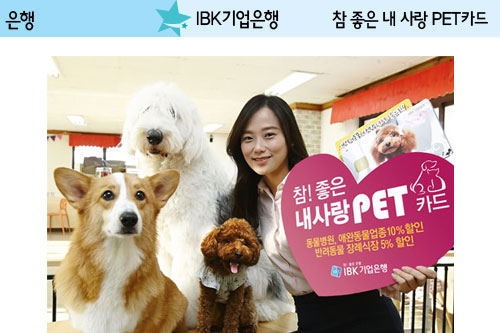 IBK기업은행, 반려동물 병원ㆍ카페등 다양한 할인 서비스