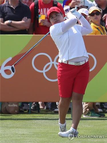 `역시 박인비` 골프 여자부 2라운드 단독 선두