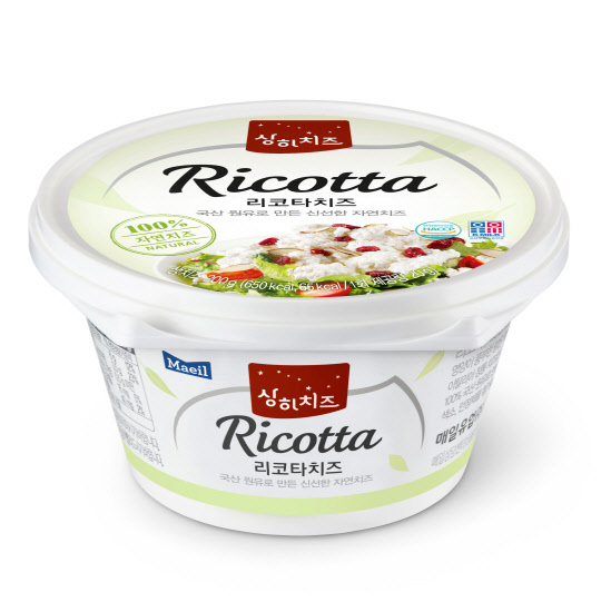 [장바구니 소식] 100% 국산원유 `리코타 치즈`