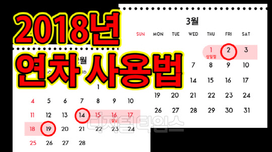 [기획동영상] 2018년 연차 활용 꿀팁