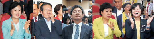 환호 - 탄식 교차 … 추미애 