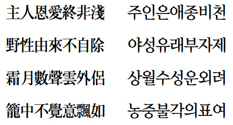 [漢詩로 여는 아침] 籠中鴨(농중압 : 새장 속 오리)