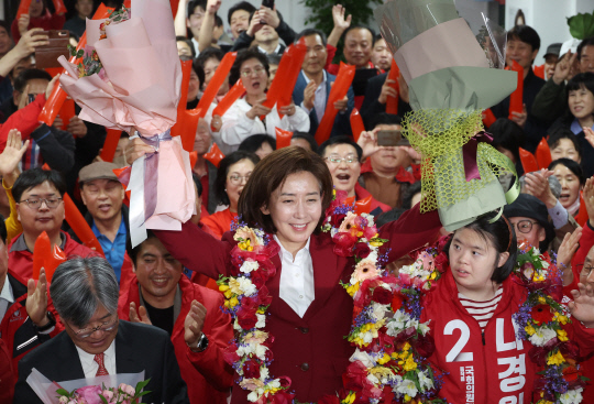 전현희·진선미·나경원 등 지역구 여성 후보 36명 당선…역대 최다